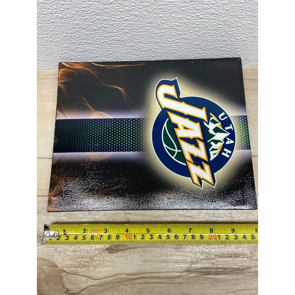 NBA Utah Jazz Framed Logo Sign Painting Wall Decor